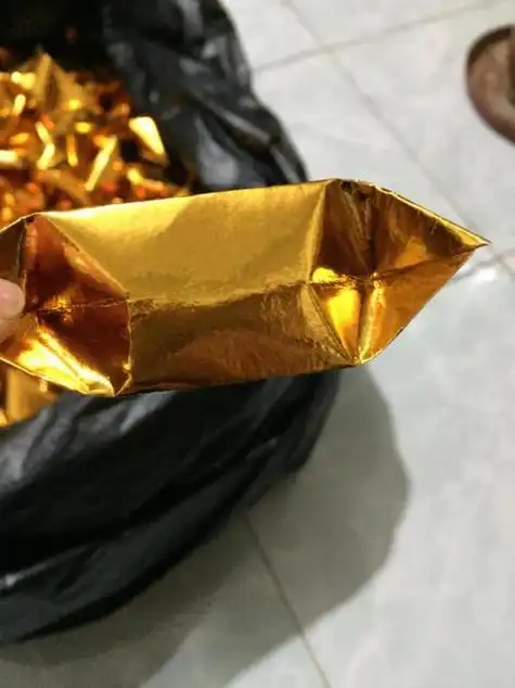 折纸金元宝的折叠方法祭祀清明七月半 元宝 折纸 锡箔纸 金元宝 手工