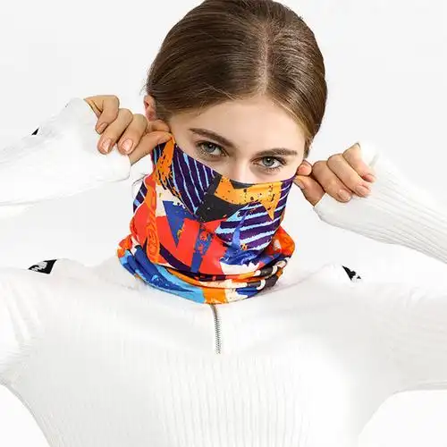 dikedu秋冬保暖百变魔术运动头巾男女时尚户外头巾