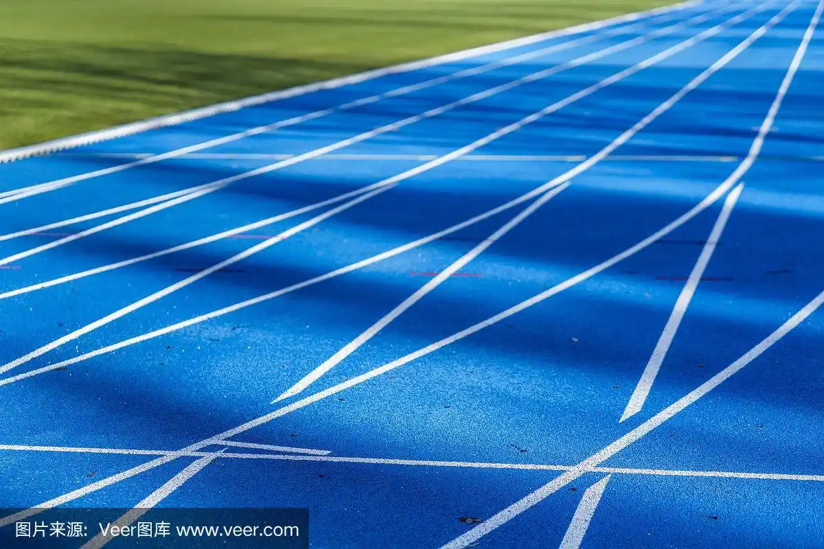蓝色,田径赛,运动跑道,全天候跑道,田径场