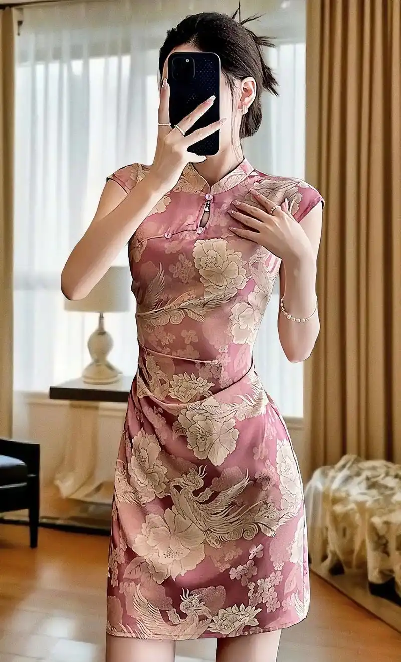 新中式气质改良旗袍连衣裙