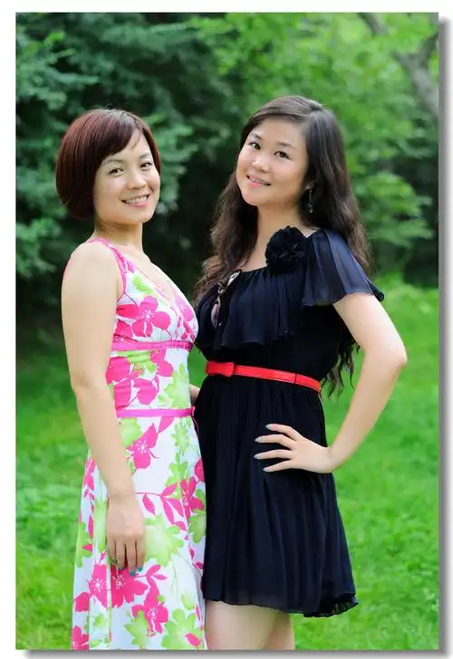 带老婆去公园拍几张