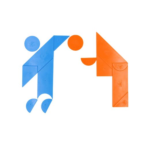 现代智力七巧板散装散板一副拼图拼板学生益智拼图