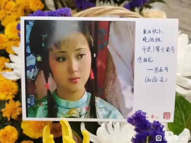 陈晓旭生日纪念祝福留言卡 红楼梦林黛玉