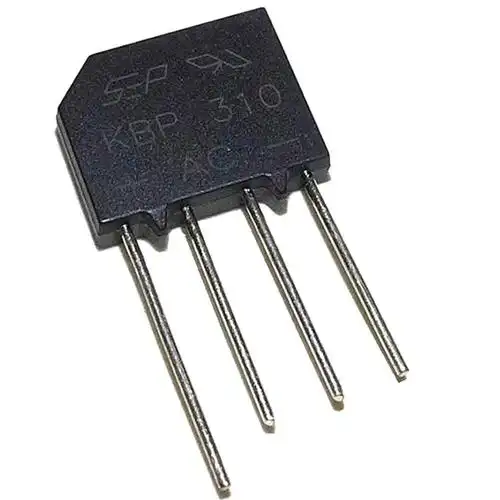 全新kbp310 3a 1000v 扁桥 整流桥 桥堆 四脚