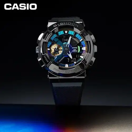 卡西欧gshock手表小钢炮彩虹蓝凤凰黑暗钢铁海洋之心限量日韩腕表
