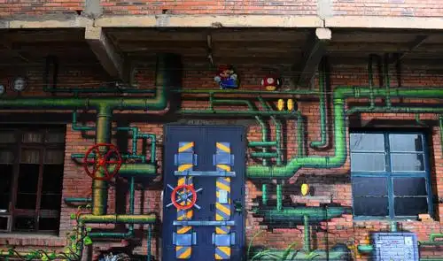 太逼真了重庆95后用3d墙绘改造旧建筑堪称惊艳