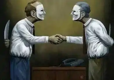 四海之内皆兄弟笑脸藏刀俩面人图片