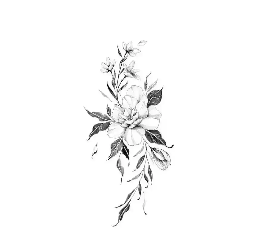 手稿分享 #纹身师日常 #纹身图案手稿 #线稿 #黑白系 - 抖音