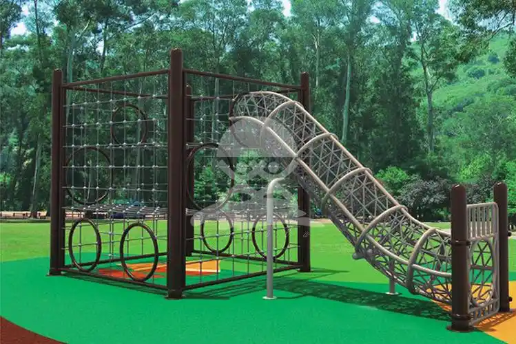 英奇利供应大型户外儿童攀爬绳网设备价格厂家直销yql-d18001