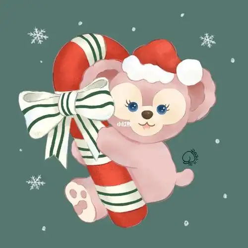 东迪圣诞90雪莉玫90插画|头像_插画_雪莉_头像