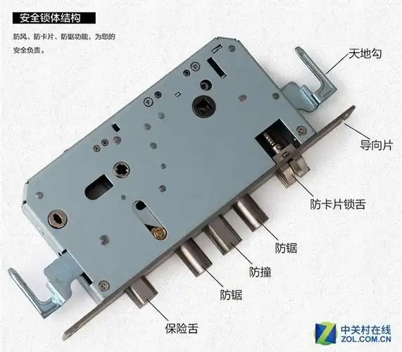 凯迪仕9113智能锁上锁后把手处于游离状态,有效保护锁体内部