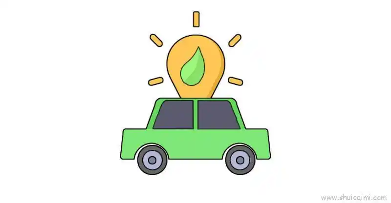 电动汽车儿童画怎么画 电动汽车简笔画简单又好看