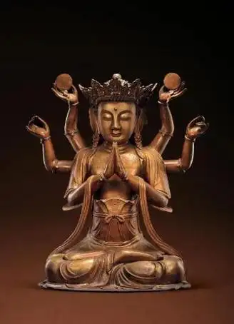 福德无量 诸佛之母——明代 二十四臂准提佛母赏析