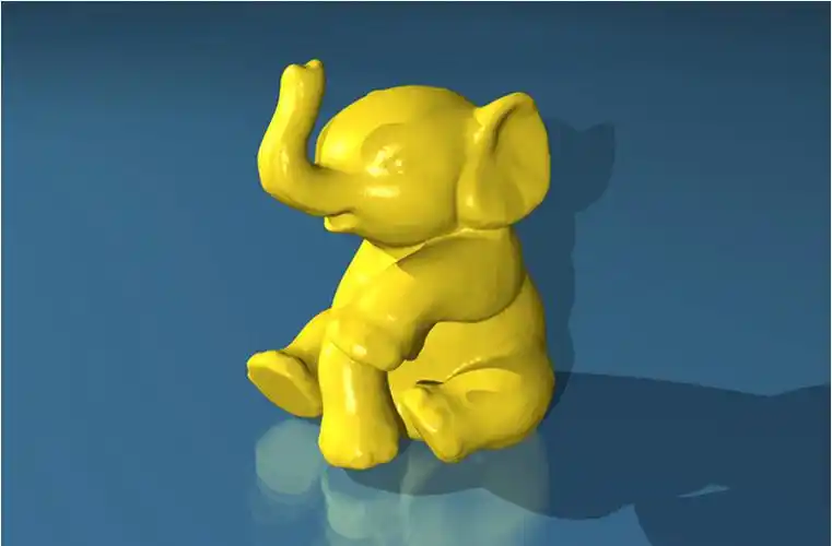 坐着的小象3d打印模型设计元素素材免费下载(图片编号:5471320)-六