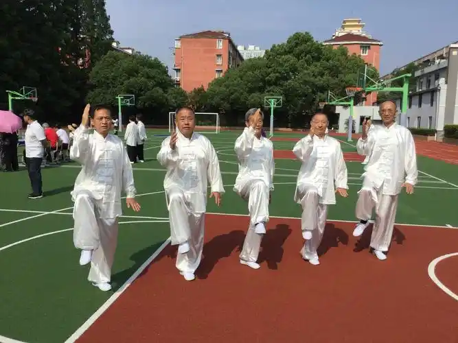我们选手的太极拳姿势造型