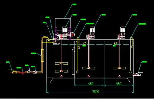 加药装置cad大样图