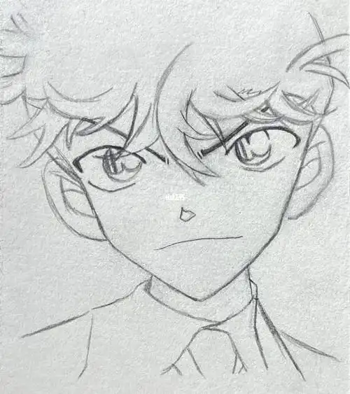 左滑帮老工藤新一上色