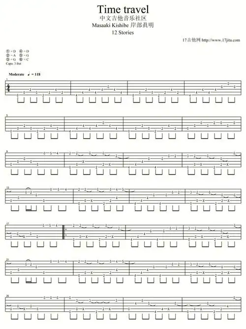 timetravel吉他谱
