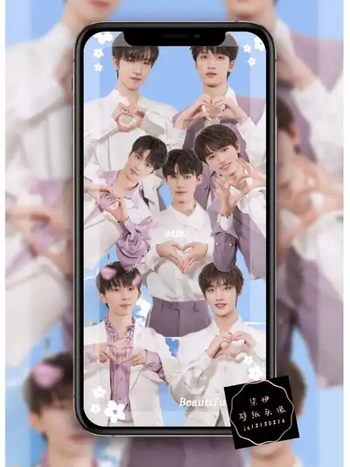 小炸集体比心壁纸