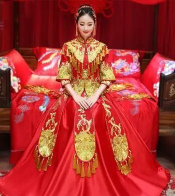 古代女子出嫁所穿的凤冠霞帔到底有多漂亮看完好想穿越到古代