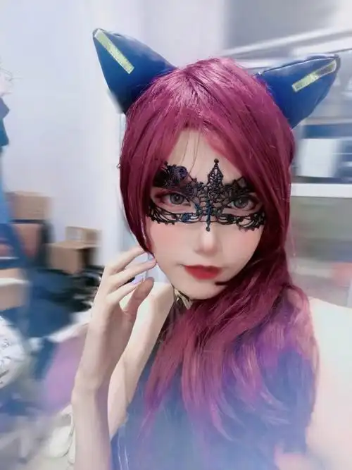 王者荣耀阿珂暗夜猫娘cos - 半次元 - acg爱好者社区