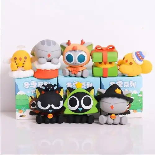 正品正版52toys 罗小黑冬季系列盲盒手办现货批发惊喜盒pvc公仔