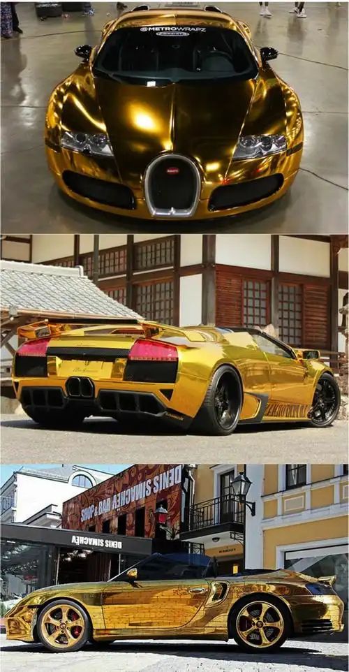 土豪们的最爱 今年最流行的电镀金超跑汇 | 咱车