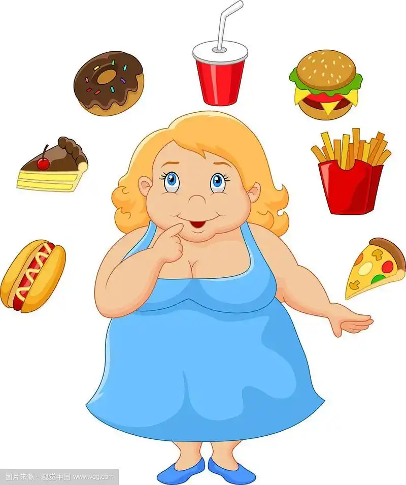 卡通胖女人