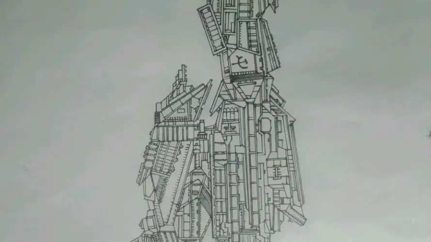 三体战舰(13岁的作品)