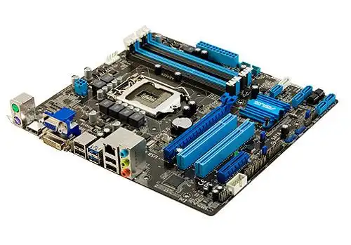 华硕p8b75-m主板正面