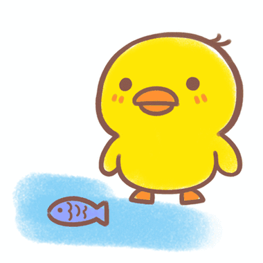 卡通鸭子头像简笔画