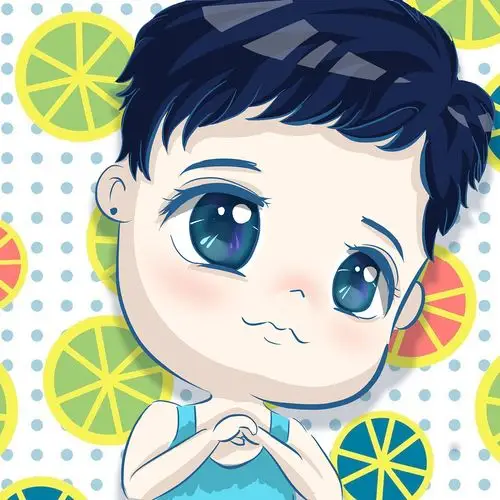 大头娃娃头像练习