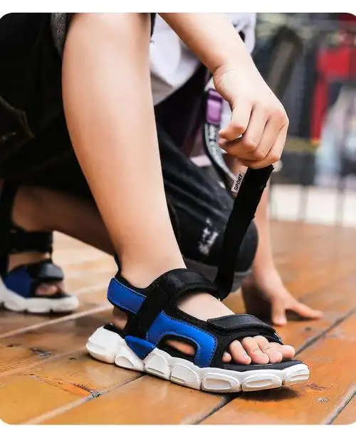 男童凉鞋2022新款夏季中大童软底防滑小男孩沙滩鞋儿童潮男童鞋子2119