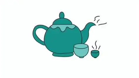 茶具简笔画茶具简笔画彩色