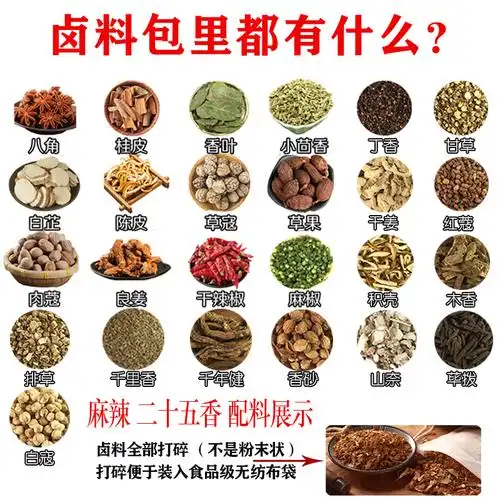 调料包家庭香料卤水家庭新版麻辣牛肉鸭脖鸭头花椒