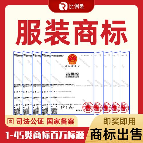 25类服装商标转让购买男装/女装特价服装商标注册品牌服装授权