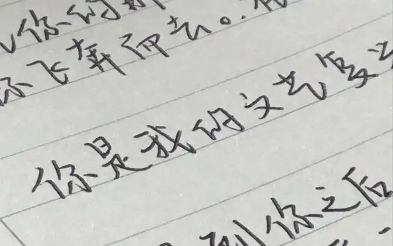 《我只喜欢你的人设》手写摘抄/扩音800%/笔触音/沙沙写字白噪音/解压