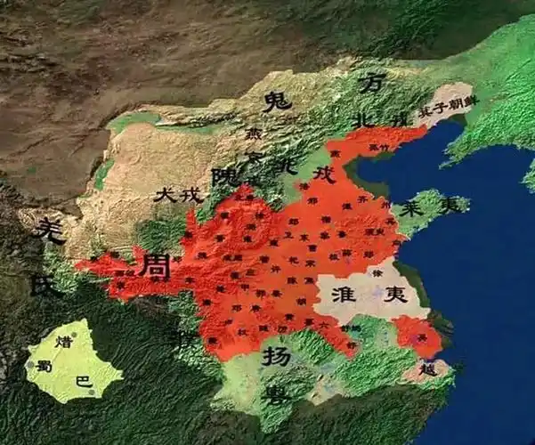 历史上很多诸侯都是周朝天子封的,那么周朝的版图有多大?