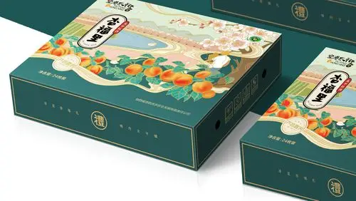水果包装--杏--包装设计