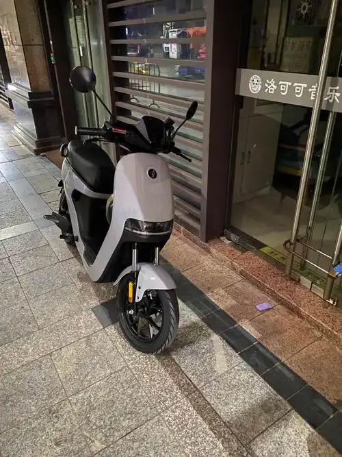 提车九号电动车c90灰色