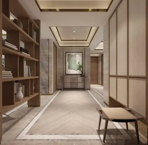 中式玄关吊顶效果图