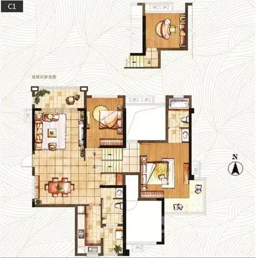 御湖湾毛坯新房(错层式)