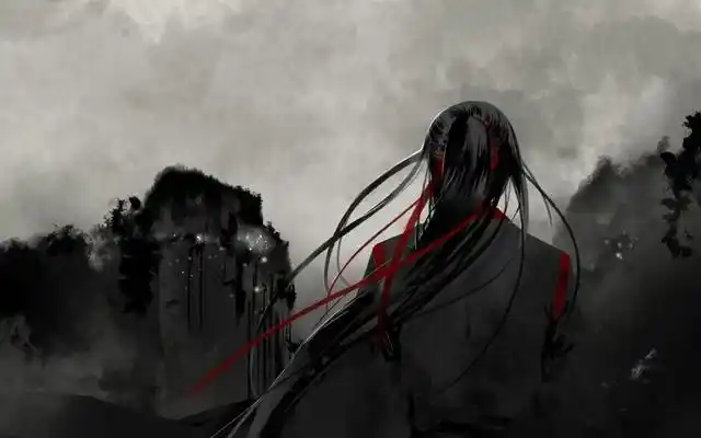 略带伤感古风动漫图片