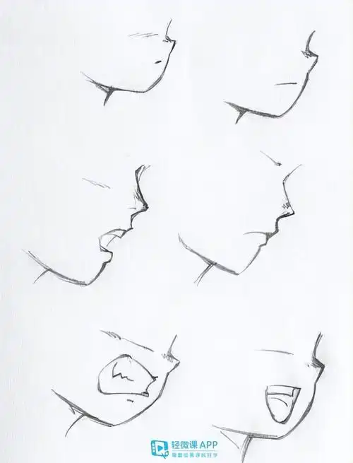 如何画人物嘴巴漫画嘴唇的画法