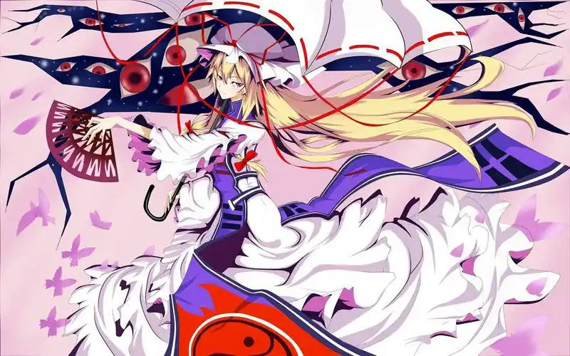 东方project八云紫动漫美女桌面壁纸