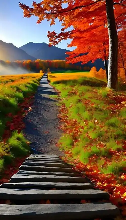 诗中曲径通幽照进现实,山间小路绝美景色