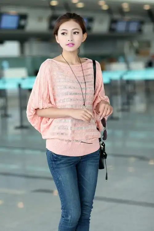 服装鞋帽箱包,钟表眼镜 女装 女式针织衫 l55春装新款女装韩版休闲