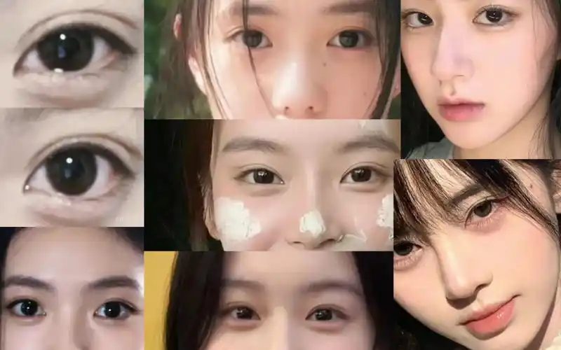 内外眼角/扩下至/卧蚕填充/眼周淡纹/黑眼圈淡化/眼神光/水灵灵娃娃眼