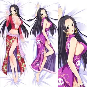 日系动漫等身抱枕睡枕靠垫海贼王女帝二次元diy柔软亲肤宅男腐女