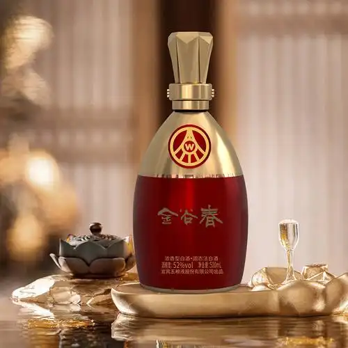 五粮液股份出品 金谷春52度浓香型 优级 白酒 500ml单瓶装